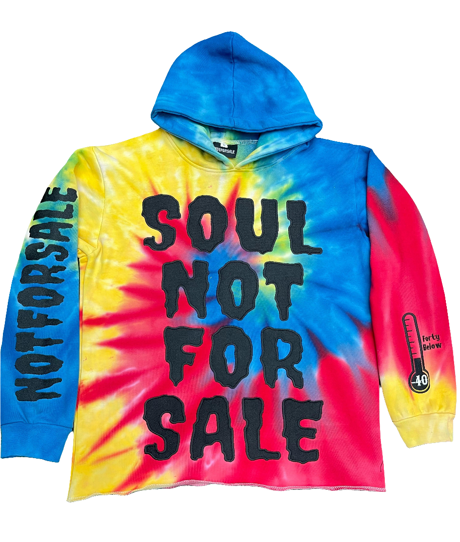 NOTFORSALE × 40 BELOW "SOUL NOT FOR SALE" HOODIE
