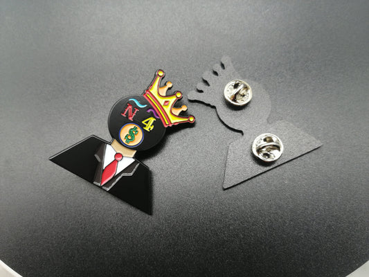 NOTFORSALE CROWN LOGO PIN