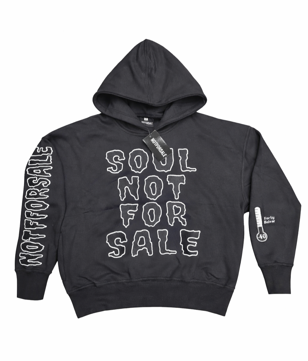 NOTFORSALE  × 40BELOW "SOUL NOT FOR SALE" HOODIE